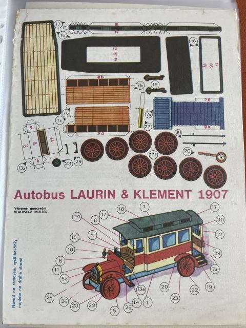 Autobus LAURIN & KLEMENT 1907